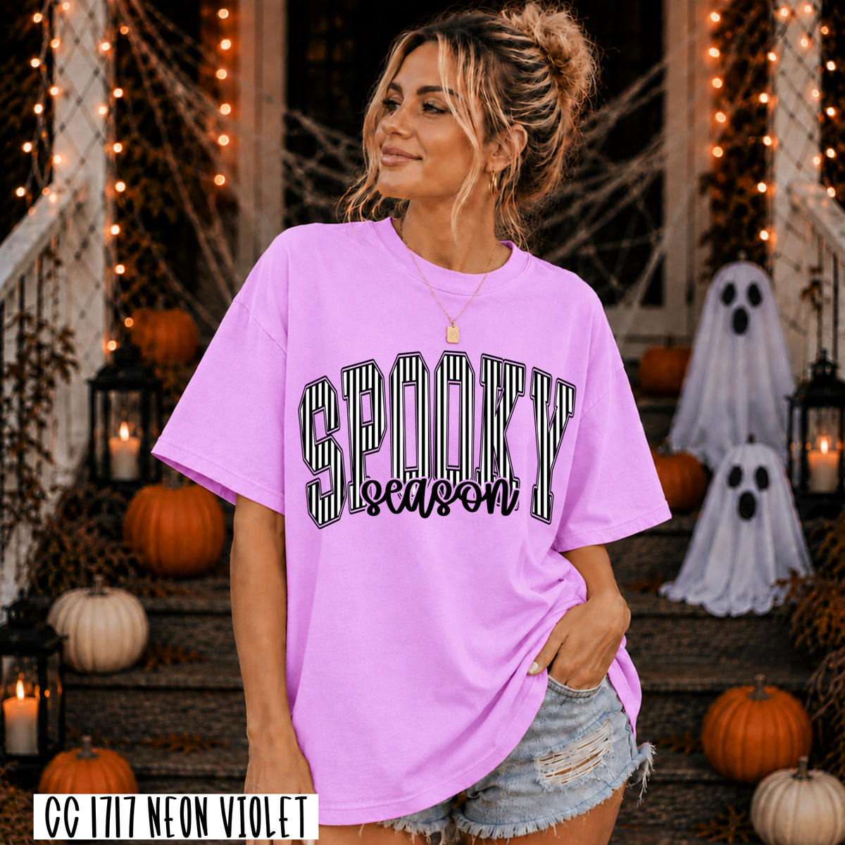 Spooky Season Stripes (Comfort Colors)